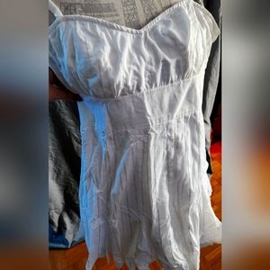 Size 9* White Thin Strap Guess Dress